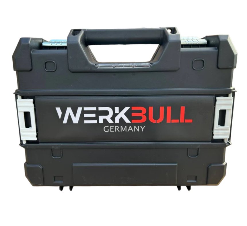 2в1 Комплект Ударен винтоверт и резачка WerkBull с автоматично омасляване, 22 см шина + 2 батерии 36V 8Ah