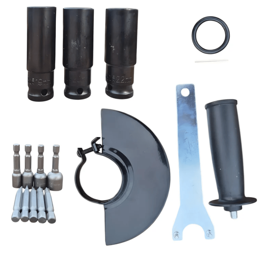 3в1 Промо комплект WerkBull Гайковерт, ъглошлайф и винтоверт + 3 батерии 36v 8Аh