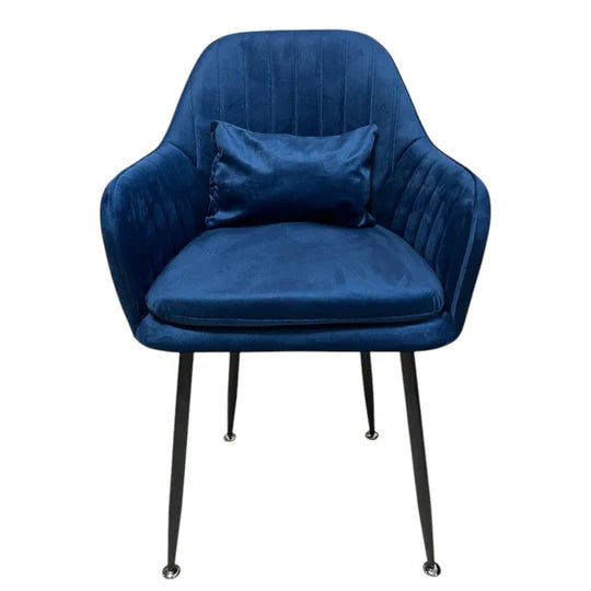 Стилен трапезен стол в сиво