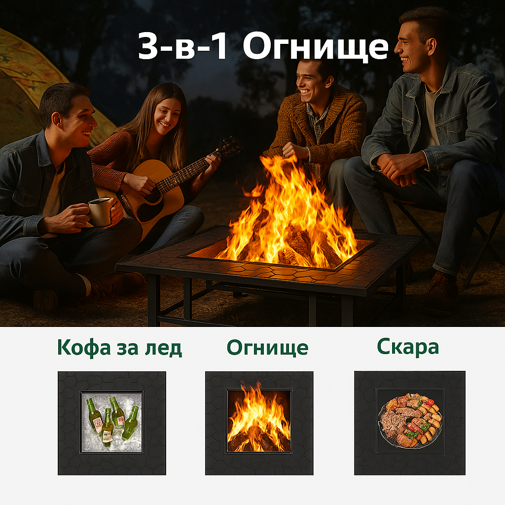 3 в 1 огнище