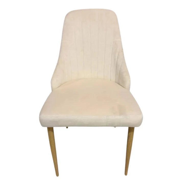 Елегантен стол Елина - бежов - до 150кг.