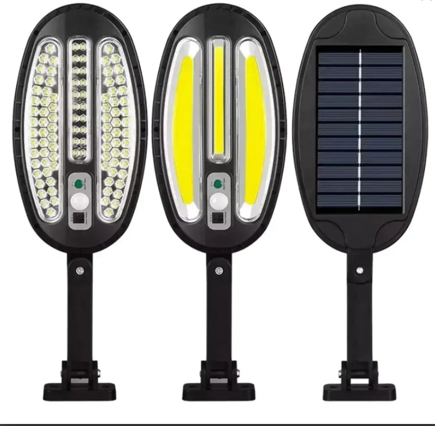 5БР СОЛАРНА LED УЛИЧНА ЛАМПА 600 W ,HB8288A, ОВАЛНА, 138 LED COB