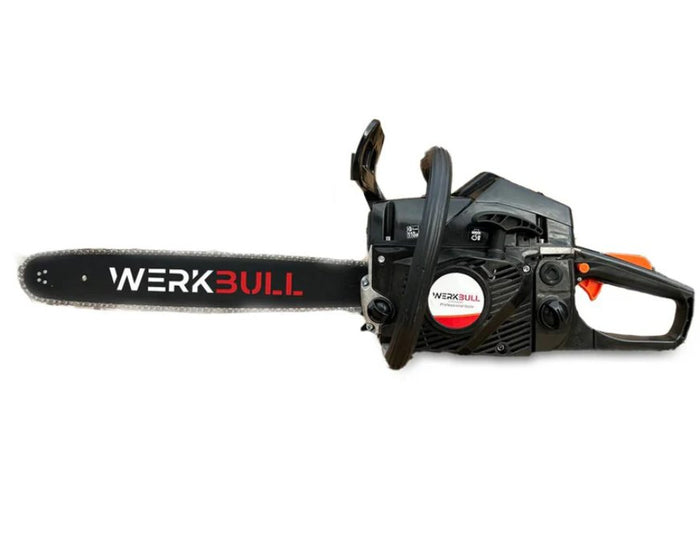 Немска Бензинова Резачка за Дърва WerkBull 72куб 4,5кс + две вериги