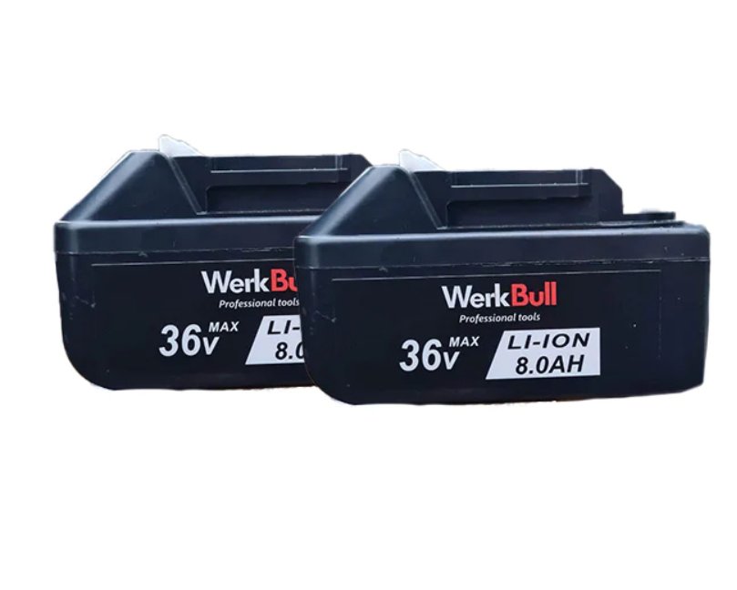 Немски Акумулаторен Тример WerkBull /36V 8Ah/ Косачка за Трева с 2бр батерии + 7 подаръка