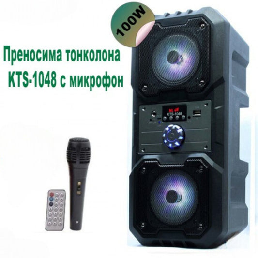 Преносима тонколона KTS-1048 с микрофон