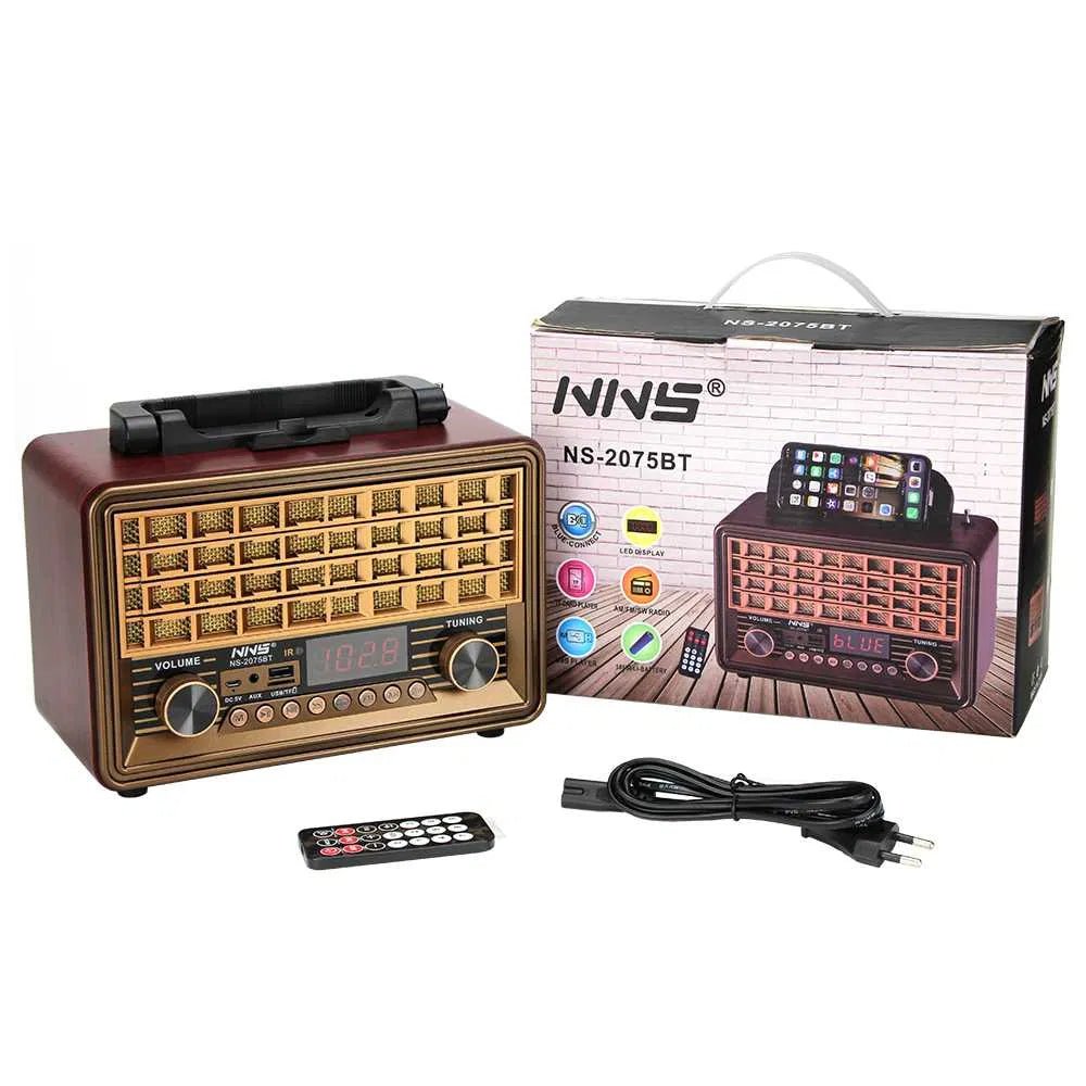 Ретро винтидж радио NNS RADIO FM NS-2075BT